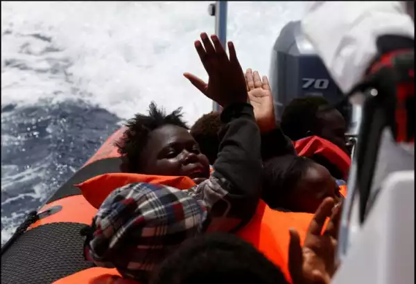 129 Migrants From Different African Countries Rescued Off Libyan Coast {See Graphic Photos}